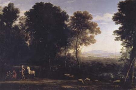 Claude Lorrain Landscape with Erminia and the Shepherds (mk17) oil painting picture